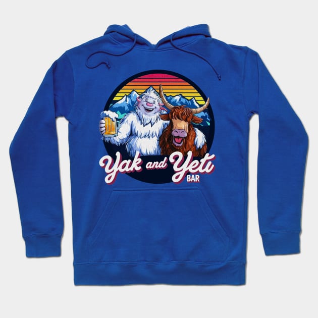 Yak and Yeti Bar at the Animal Kingdom Restaurant in Orlando Hoodie by Joaddo